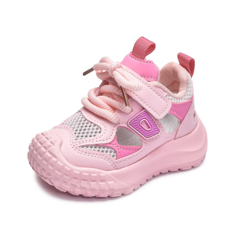 Single Mesh Breathable Mesh Shoes 2026 Summer New Children's Casual Shoes Boys and Girls Closed-Toe Sports Sandals Wholesale