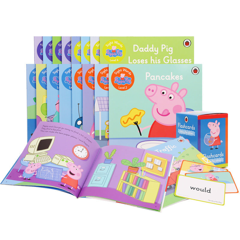Sight Words with Peppa 20-Volume Set 1 Box Flash Cards Reading Version [Classic]
