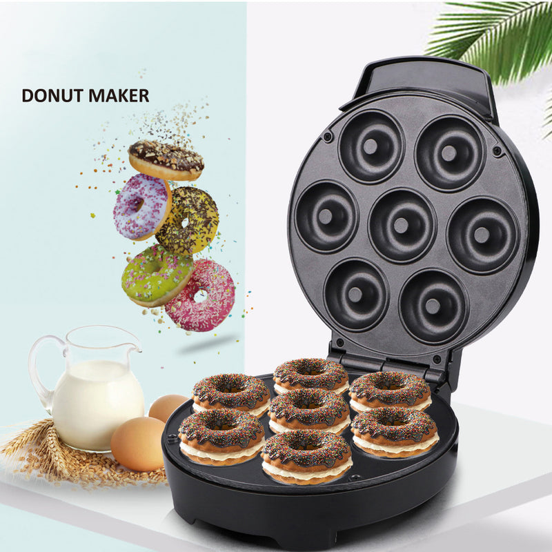 Cross-Border Us Standard 110V Household Donut Machine Breakfast Machine Mini Cake Machine Round Cake Machine Light Food Machine Baking Machine