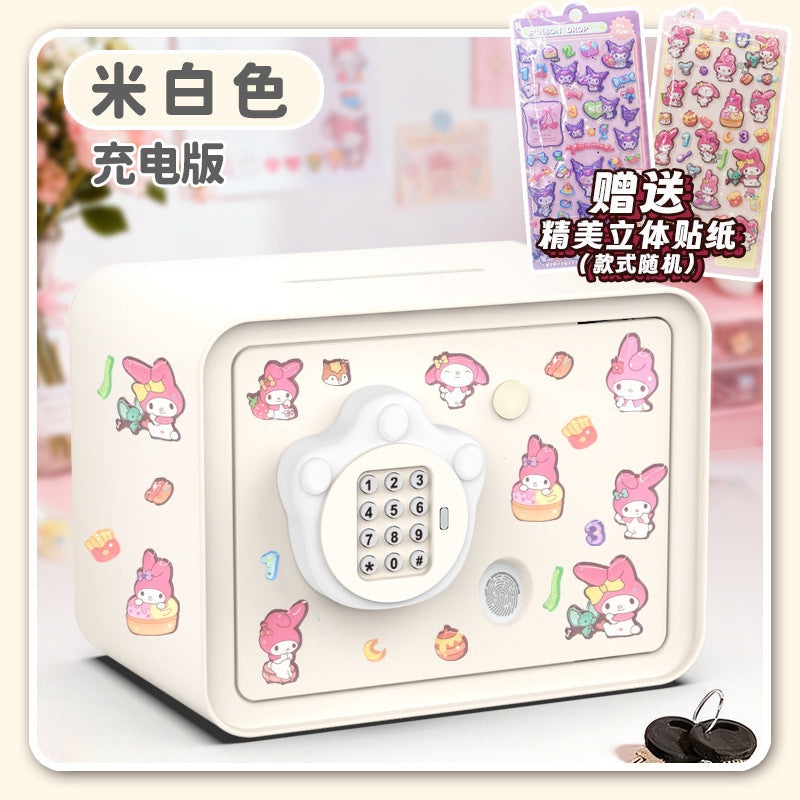 Money Bank Cabinet 2026 New Kids Girls “In Only” Safe Deposit Box with Lock, Password Box, Large-Capacity Savings Box