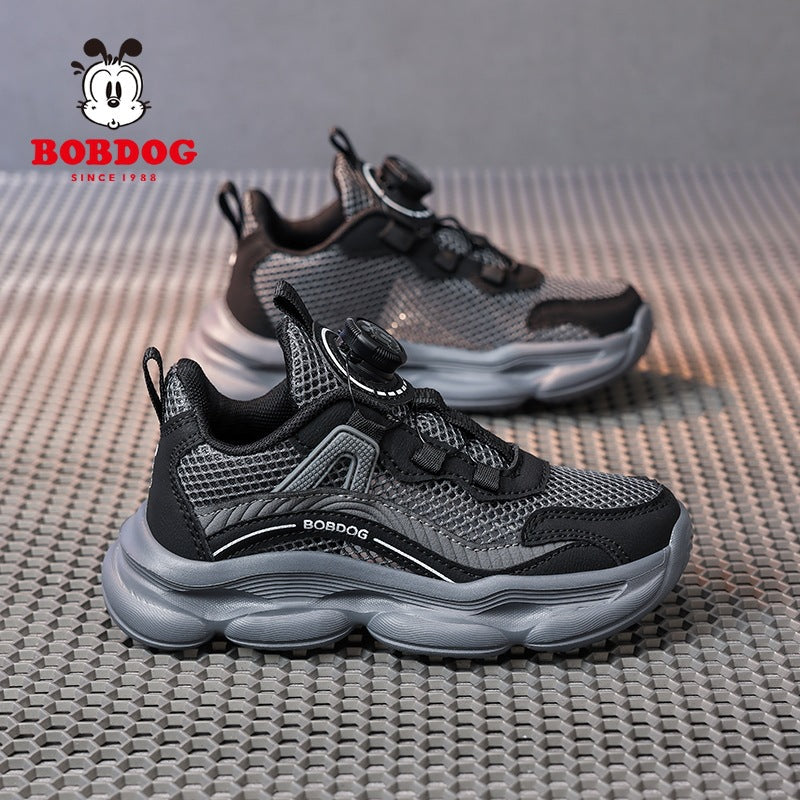 Babudou Boys' Shoes 2026 Kidsren's Mesh Sports Shoes Korean Style Dad Shoes Casual Running Shoes Lightweight Trendy Shoes