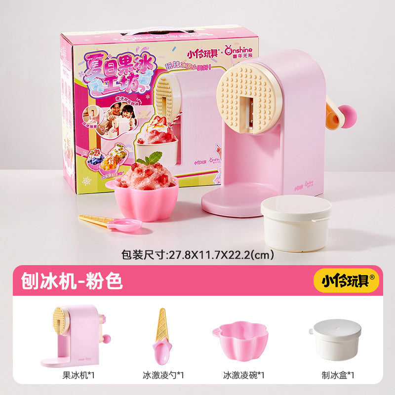 Xiaoling Toy Fried Yogurt Machine, Small Household Food-Grade Non-Electric Ice Cream Maker, DIY Ice Tray Fried Ice Machine 6