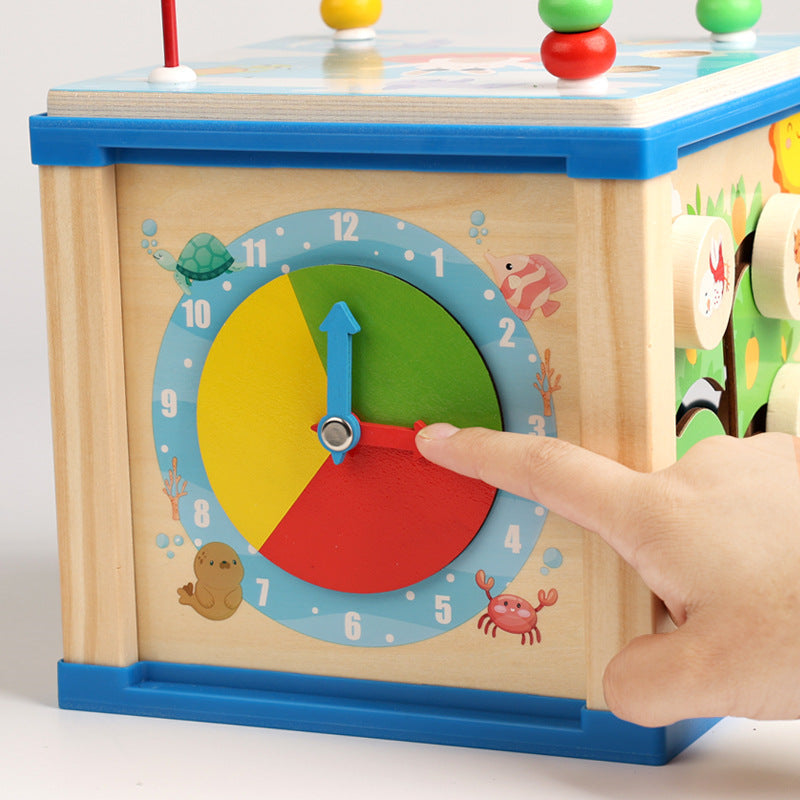 Kids’ Educational Bead-Sorting & Threading Puzzle Toy Multi-Function “Treasure Box” Learning Center for Boys and Girls—Early Education Stringing Beads Intelligence Box, Parent-Child Play