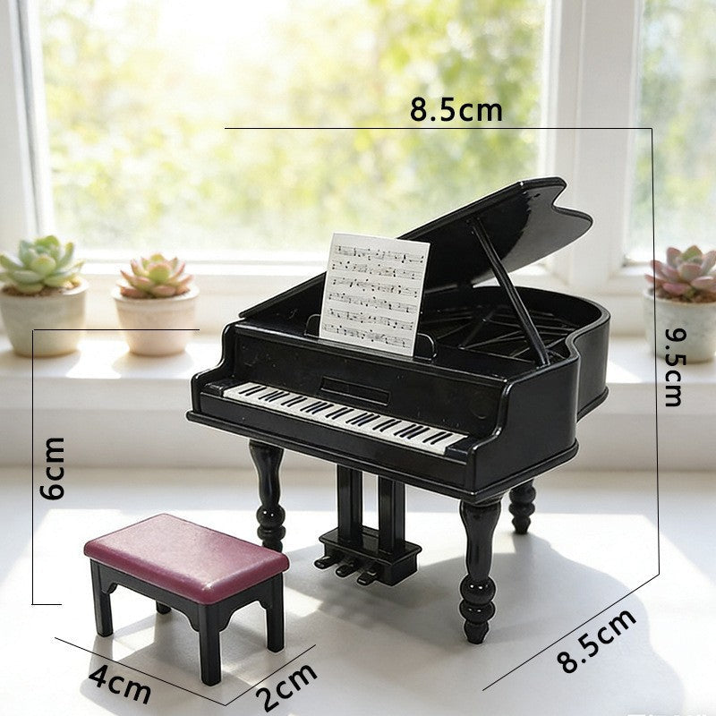 Mini Scene Playset Toy Dollhouse Double-Door Refrigerator Miniature for Pretend Play, Realistic Model