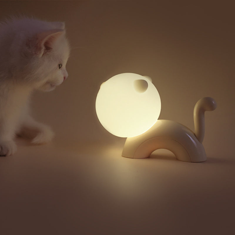 Meow meow nightlight patting lamp charging bedroom dormitory bedside atmosphere desk lamp cartoon graduation season birthday gift