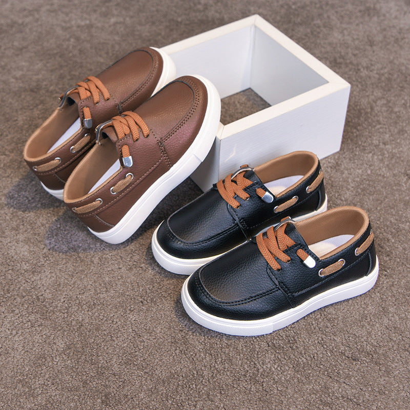 Children's Sports Shoes, Slip-On Loafers, Breathable Men's Shoes, Spring Low-Top Soft-Soled Casual Shoes, Versatile Sneakers, Lightweight