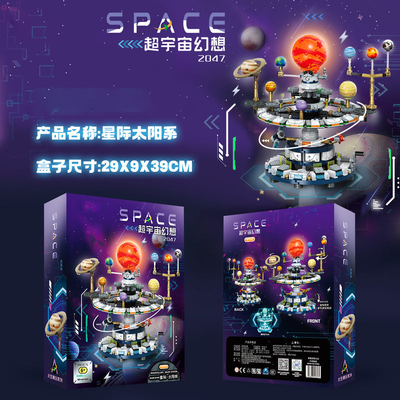 6-Year-Old New Solar System Building Blocks Eight Planets Universe Planet Boys' Assembly Toys Children's Assembly Toys