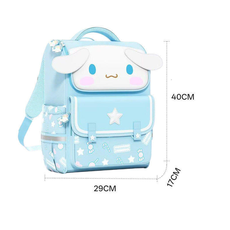 Ready Stock Wholesale Large Capacity Pink Girls Backpack, Lightweight Casual School Bag for Elementary Students, Weight-Relief Breathable Double Shoulder Backpack