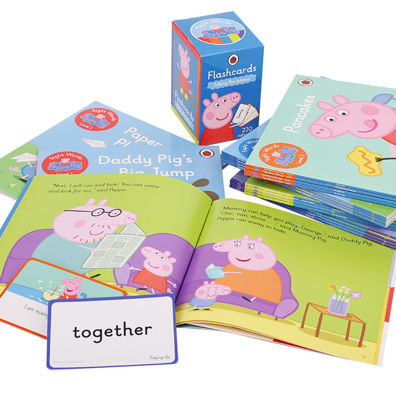 Sight Words with Peppa 20-Volume Set 1 Box Flash Cards Reading Version [Classic]