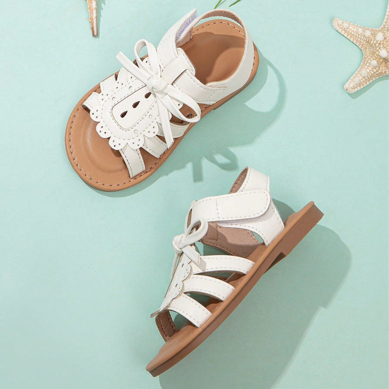 Bow-Decor Sandals for Girls, Kids Girls Summer 2026 New Style, Cute Beach Shoes for Little Girls