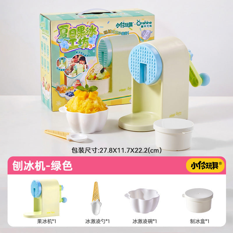 Xiaoling Toy Fried Yogurt Machine, Small Household Food-Grade Non-Electric Ice Cream Maker, DIY Ice Tray Fried Ice Machine 6