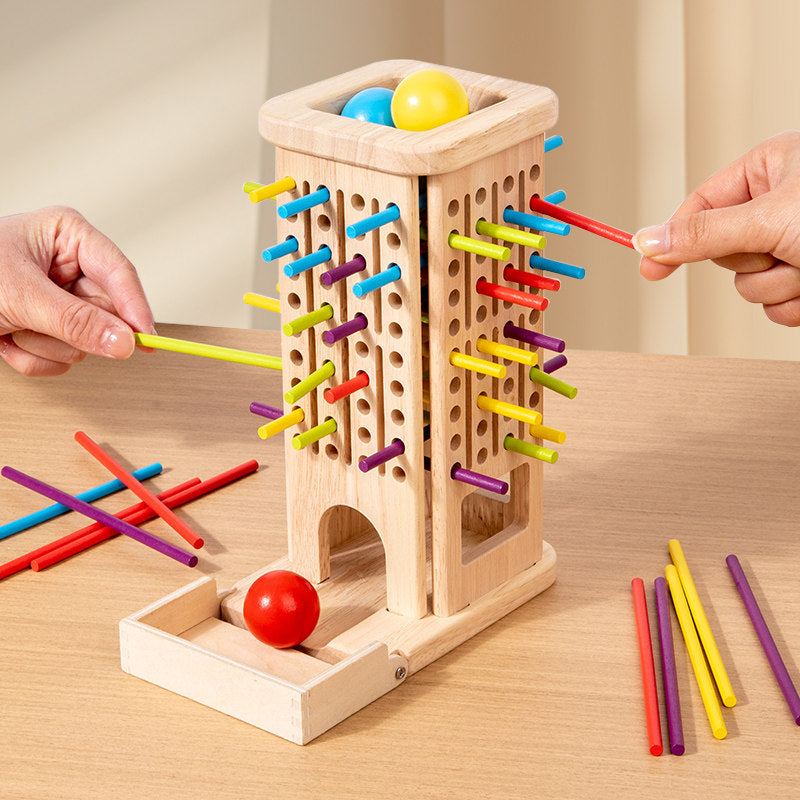 Wooden stick balancing game stick, children's concentration training toy, kindergarten middle a