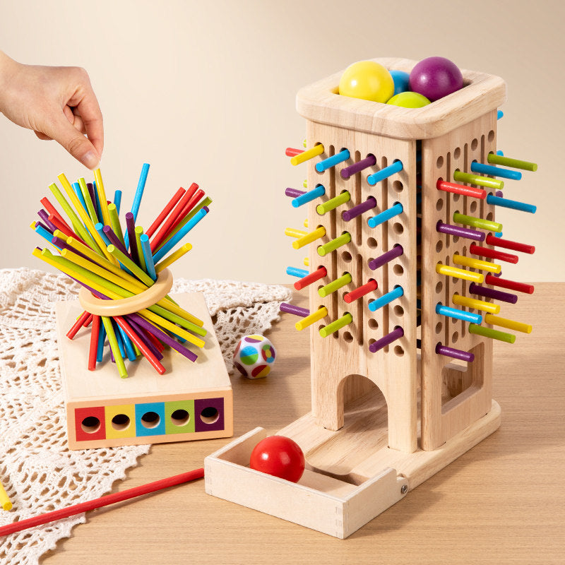 Wooden stick balancing game stick, children's concentration training toy, kindergarten middle a