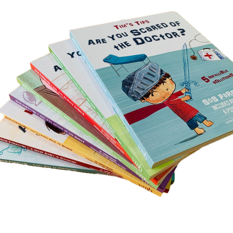 Authentic English Books Tim's Tips Tim's Little Classroom Series 8-Volume Board Books Children's Emotional Management Picture Books