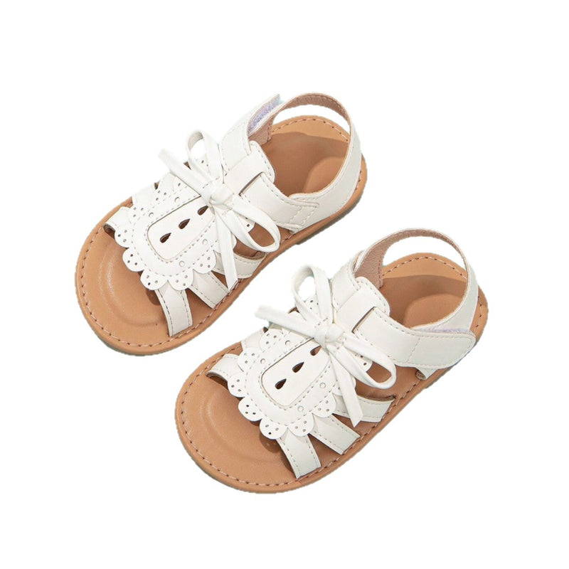 Bow-Decor Sandals for Girls, Kids Girls Summer 2026 New Style, Cute Beach Shoes for Little Girls