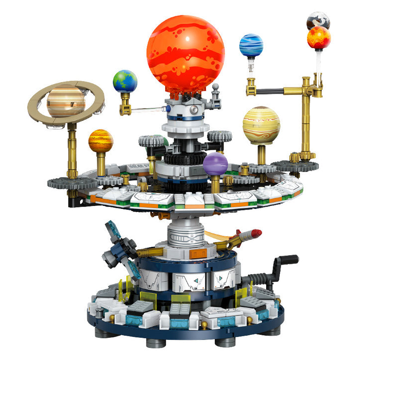 6-Year-Old New Solar System Building Blocks Eight Planets Universe Planet Boys' Assembly Toys Children's Assembly Toys