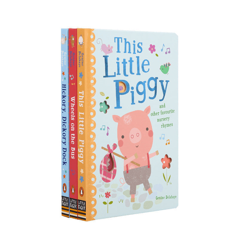 Little Been Reading English Classic Nursery Rhymes Kids' Songs Mother Goose Reading Pen Matching Book