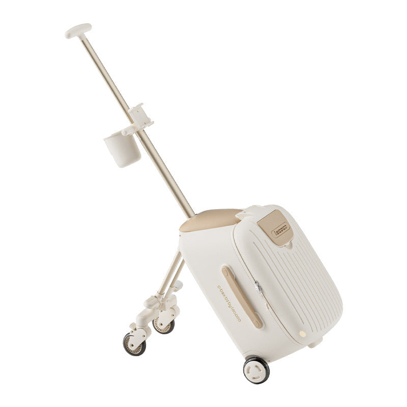 Lekca LecoCo Stroller-Wagon Luggage Suitcase for Kids — Ride-On Travel Rolling Case, Parent’s “Kid-Handling” Travel Helper