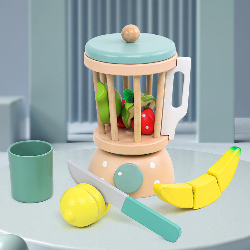 Kids Pretend Play Tea Set & Dessert Set, Role-Play Wooden Toys for Preschool Kindergarten, Imaginative Housekeeping Pretend Play