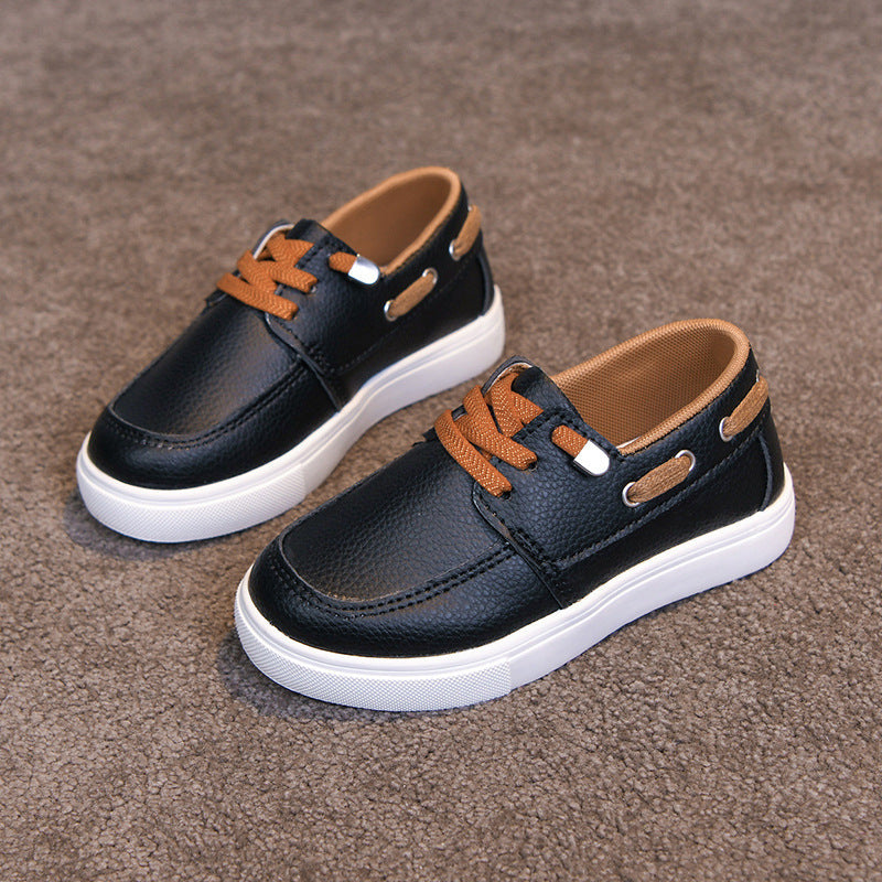 Children's Sports Shoes, Slip-On Loafers, Breathable Men's Shoes, Spring Low-Top Soft-Soled Casual Shoes, Versatile Sneakers, Lightweight