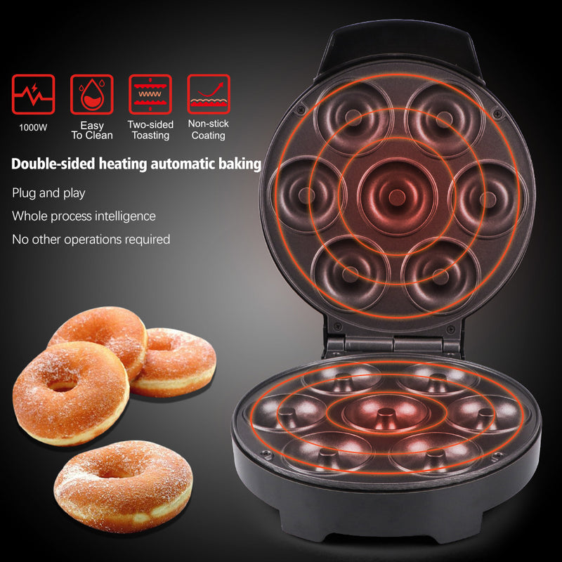 Cross-Border Us Standard 110V Household Donut Machine Breakfast Machine Mini Cake Machine Round Cake Machine Light Food Machine Baking Machine
