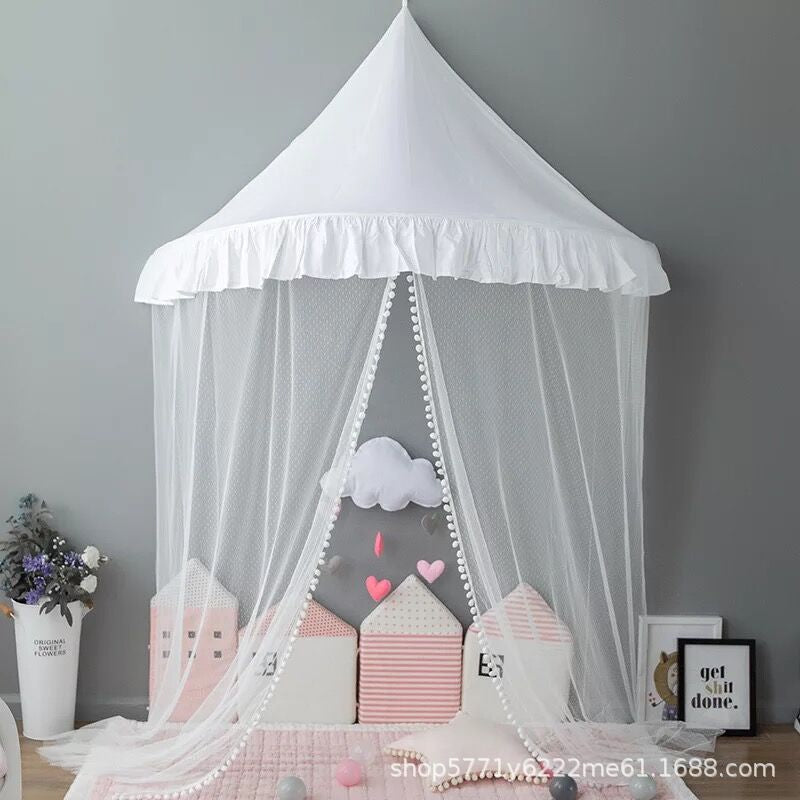ins children's tent kindergarten huanchuang indoor princess room wall hanging bedside decoration bed curtain reading corner reading area
