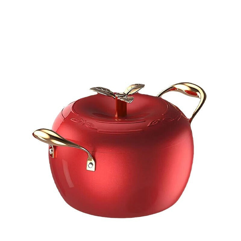 KONKA Apple Slicer Large-Capacity Braising Pot, Stew & Soup Cooking Pot, Multi-Functional Nonstick Cookware Skillet Gift Set