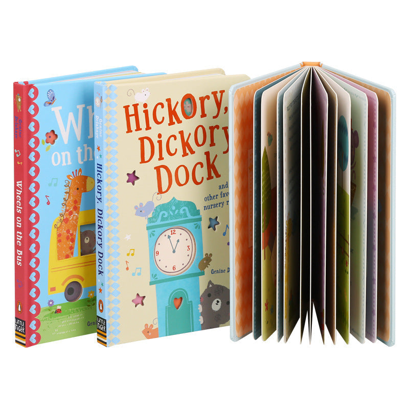 Little Been Reading English Classic Nursery Rhymes Kids' Songs Mother Goose Reading Pen Matching Book