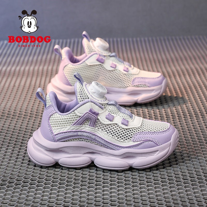 Babudou Boys' Shoes 2026 Kidsren's Mesh Sports Shoes Korean Style Dad Shoes Casual Running Shoes Lightweight Trendy Shoes