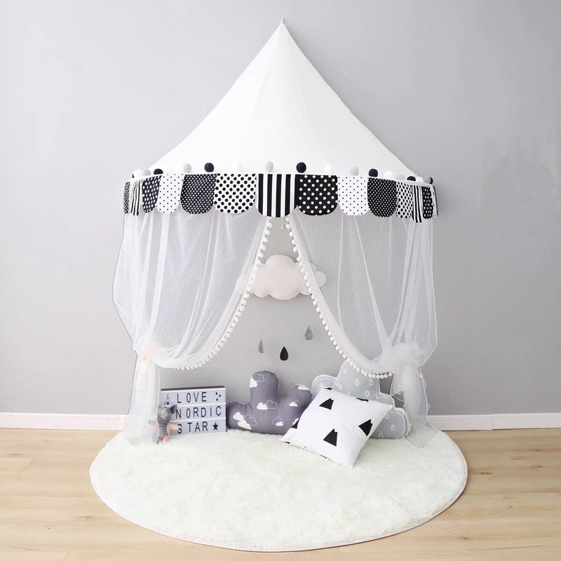 ins children's tent kindergarten huanchuang indoor princess room wall hanging bedside decoration bed curtain reading corner reading area