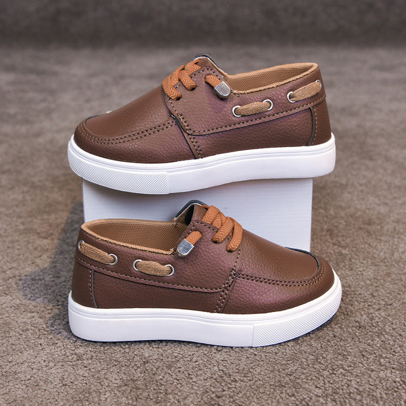 Children's Sports Shoes, Slip-On Loafers, Breathable Men's Shoes, Spring Low-Top Soft-Soled Casual Shoes, Versatile Sneakers, Lightweight