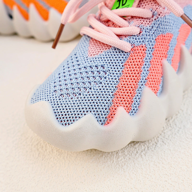 Spring and Autumn Children's Octopus Coconut Shoes Boys' Breathable Sports Shoes Girls' Baby Sock Shoes Casual Versatile