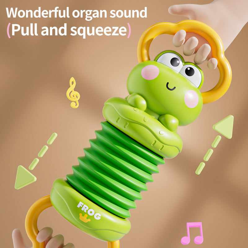 Kids Accordion Toy Baby Pull-Along Mini Instrument Educational Music Development Toy