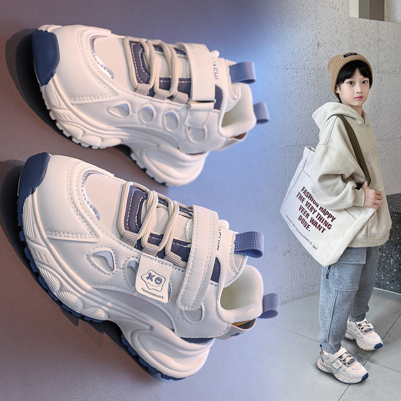 Boys Shoes 2025 Summer New Children's Mesh Breathable sneaker Middle and Big Kids Girls Fashion Casual Torre Shoes