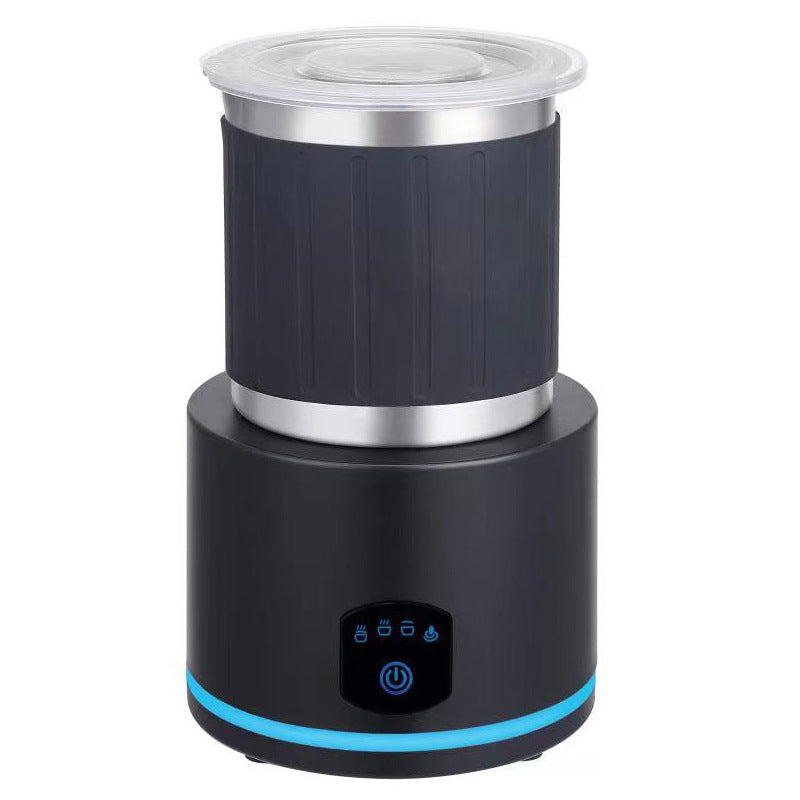Magnetic Stainless Steel Electric Hot and Cold Milk Frother Fully Automatic Household Milk Frother Milk Foaming Mixing Cup Milk Frother