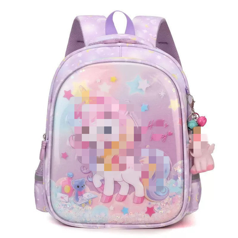 Children's Schoolbags Cartoon Cute Kuromi Baby Kindergarten Backpack Burden-Reducing Primary School Students First and Second Grade Backpack