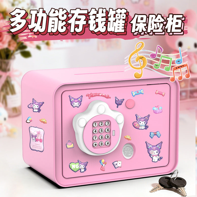 Money Bank Cabinet 2026 New Kids Girls “In Only” Safe Deposit Box with Lock, Password Box, Large-Capacity Savings Box