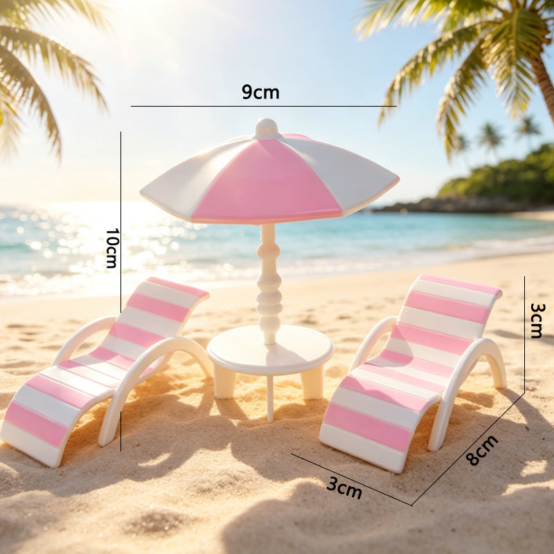 Mini Scene Playset Toy Dollhouse Double-Door Refrigerator Miniature for Pretend Play, Realistic Model