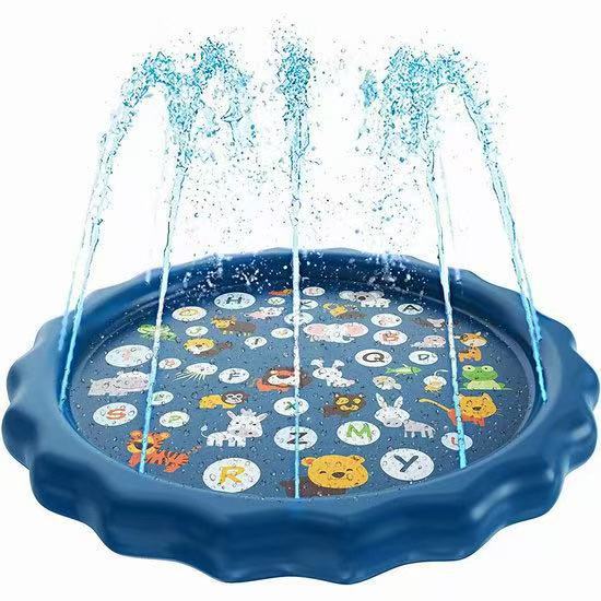 New Ocean Fish Baby Round Inflatable Kids Crawling Water Mat – Super Large “Patty Pat” Play Toy Ice Pad