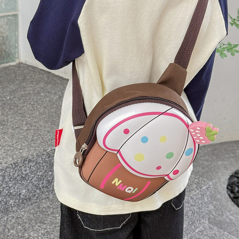 Children's Casual, Stylish and Trendyy 2025 New Cute Cartoon Niche Design Lightweight Men's and Women's Chest Bags Wholesale