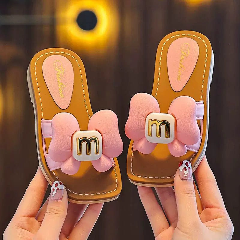 2026 Princess-Style Indoor Slippers for Girls – Stylish Summer Footwear for Kids and Toddlers