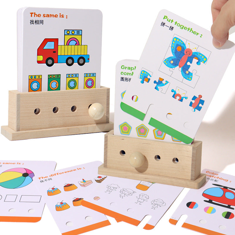 1-3-year-old kindergarten parent-child interactive logical thinking exercise puzzle children's toy model quiz wholesale