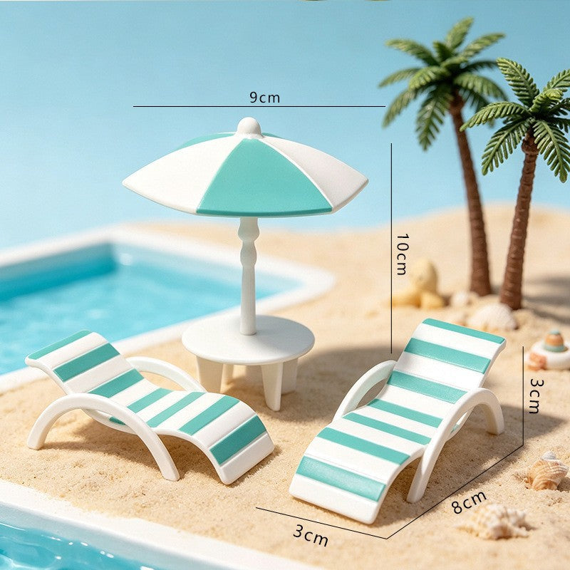 Mini Scene Playset Toy Dollhouse Double-Door Refrigerator Miniature for Pretend Play, Realistic Model