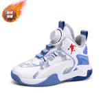 Children's Basketball Shoes 2026 Autumn Rotating Buckle Boys' Sports Shoes for Older Kids Practical Basketball Shoes Wholesale