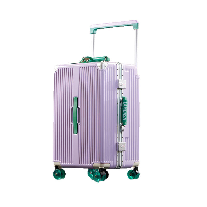 2025 New Model Wide-Handle Luggage Suitcase 28inch Large Capacity Stylish Aluminum Frame Travel Suitcase Sturdy and Durable Password-Protected Suitcase