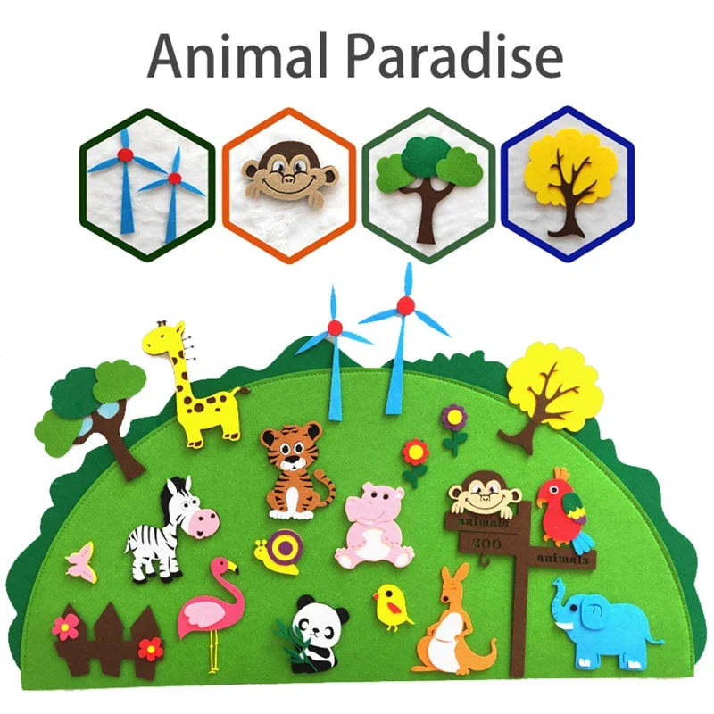 Montessori Didactic Material DIY Math Toy Color Shape Puzzle Matching Game Children Early Educational Learning Toy Teaching Aids