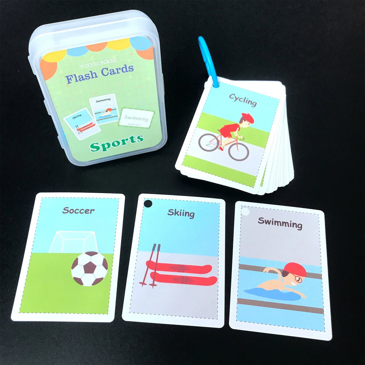 Kids Montessori Baby Learn English Word Card Flashcards Cognitive Educational Toys Picture Memorise Games Gifts for Children 29