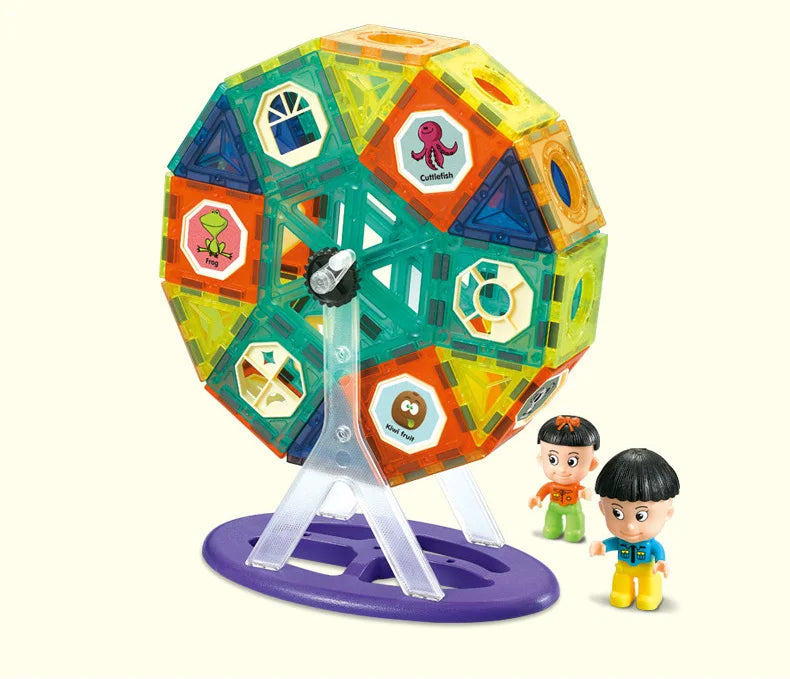 Magnet Maze Ball Track Magnetic Designer Construction Set Model & Building Toy Magnetic Blocks Educational Toys For Children
