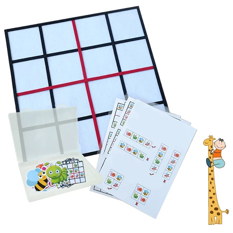 Montessori Didactic Material DIY Math Toy Color Shape Puzzle Matching Game Children Early Educational Learning Toy Teaching Aids