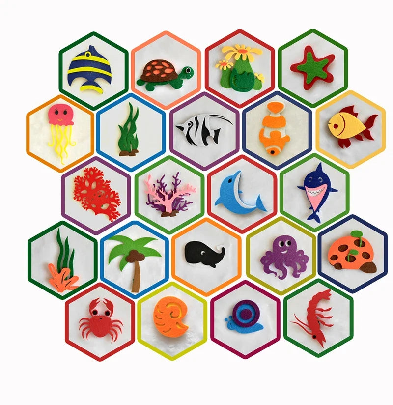 Montessori Didactic Material DIY Math Toy Color Shape Puzzle Matching Game Children Early Educational Learning Toy Teaching Aids
